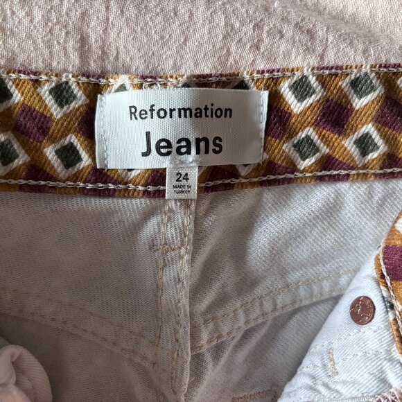 Sz24 Reformation Mezzanine Mod High-Rise Straight Leg Jeans – EUC - Picture 6 of 13